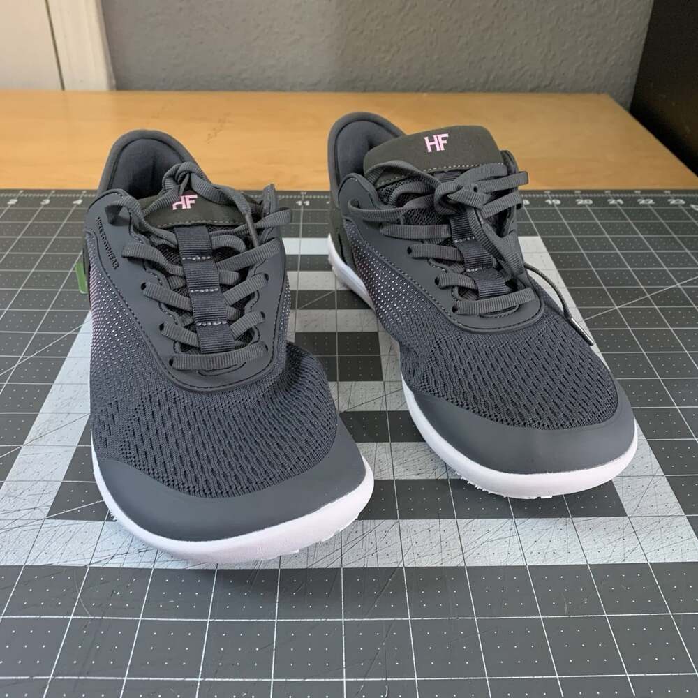 Hike Footwear HF Stride Gray Pink Barefoot Sneakers Womens Size 12/12.5 Shoes